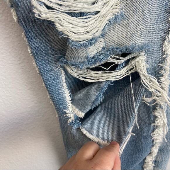 New Frame Premium Denim Layered-look Button Fly Straight Leg Jeans Size 24 - Picture 9 of 15